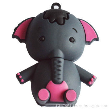 Elephant USB Drive with 64MB to 32GB Capacity